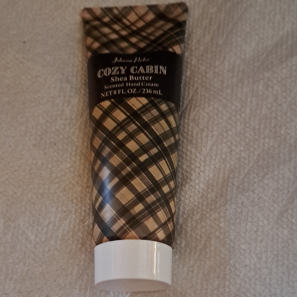 Shea Butter Hand Cream - Black and Brown Plaid